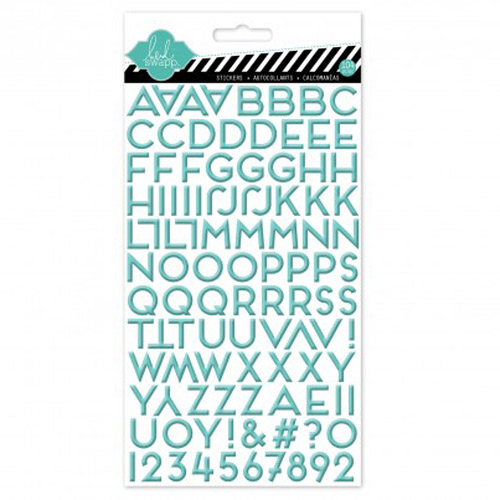 Heidi Swap - Favorite Things - Puffy Gloss Alphabet Stickers