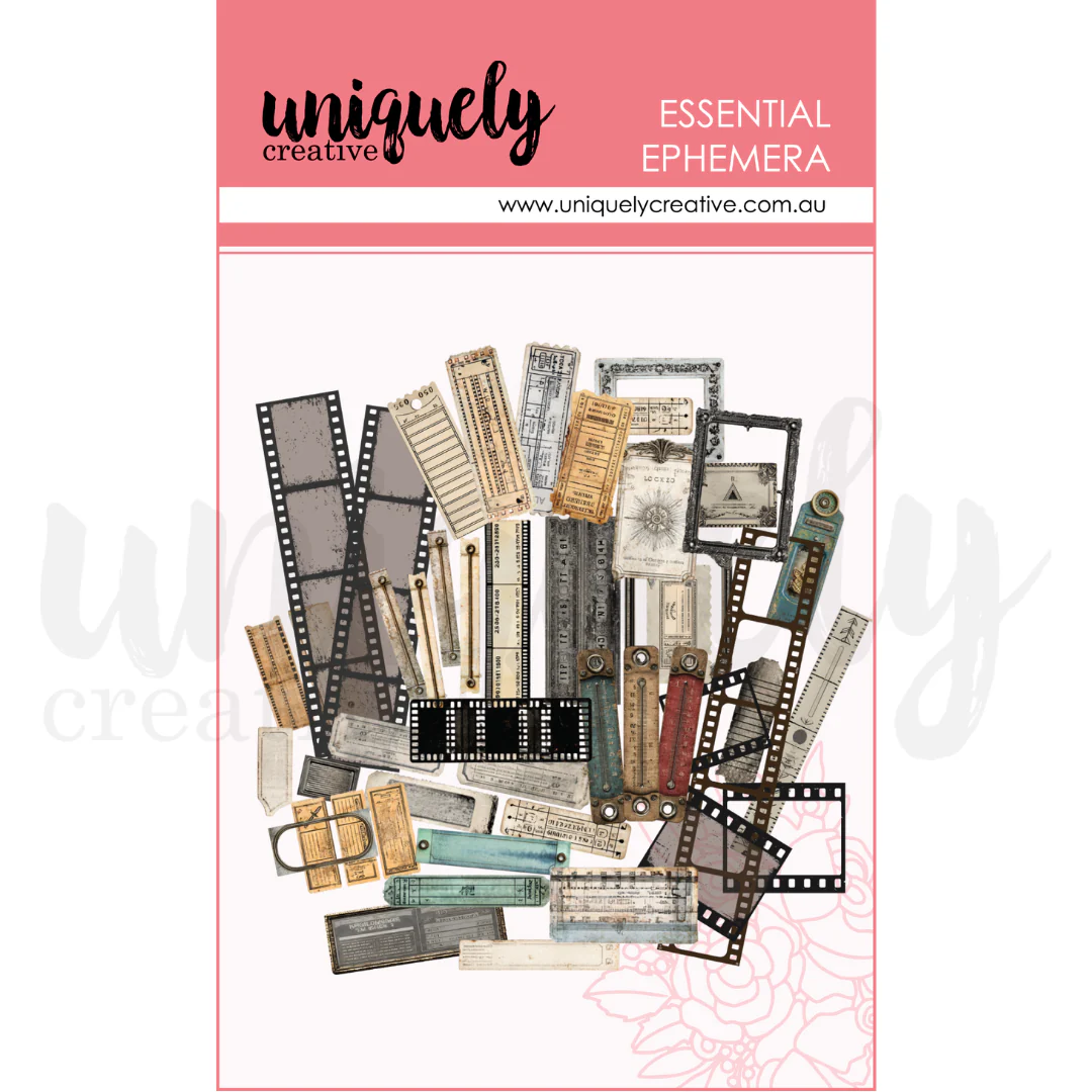 Uniquely Creative - Acetate Rustic Essential Ephemera