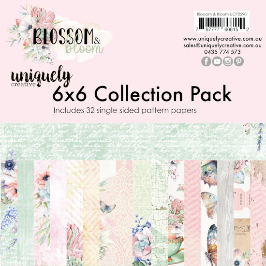Uniquely Creative - Blossom & Bloom - 6 x 6 Collection Pack
