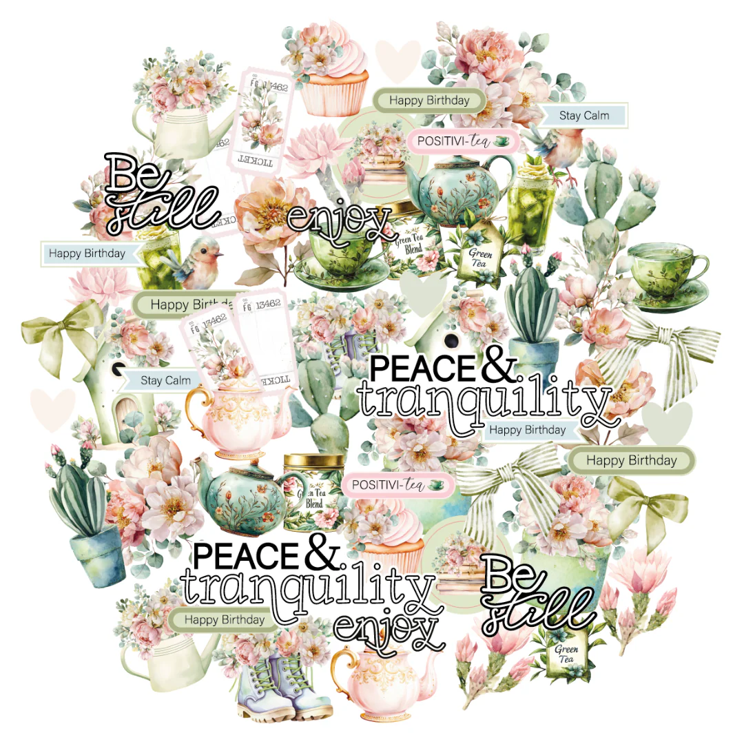 Uniquely Creative - Tea and Tranquility - Creative Cuts